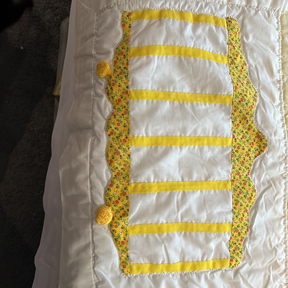 Handmade Baby Quilted Blanket - Picture 5 of 14